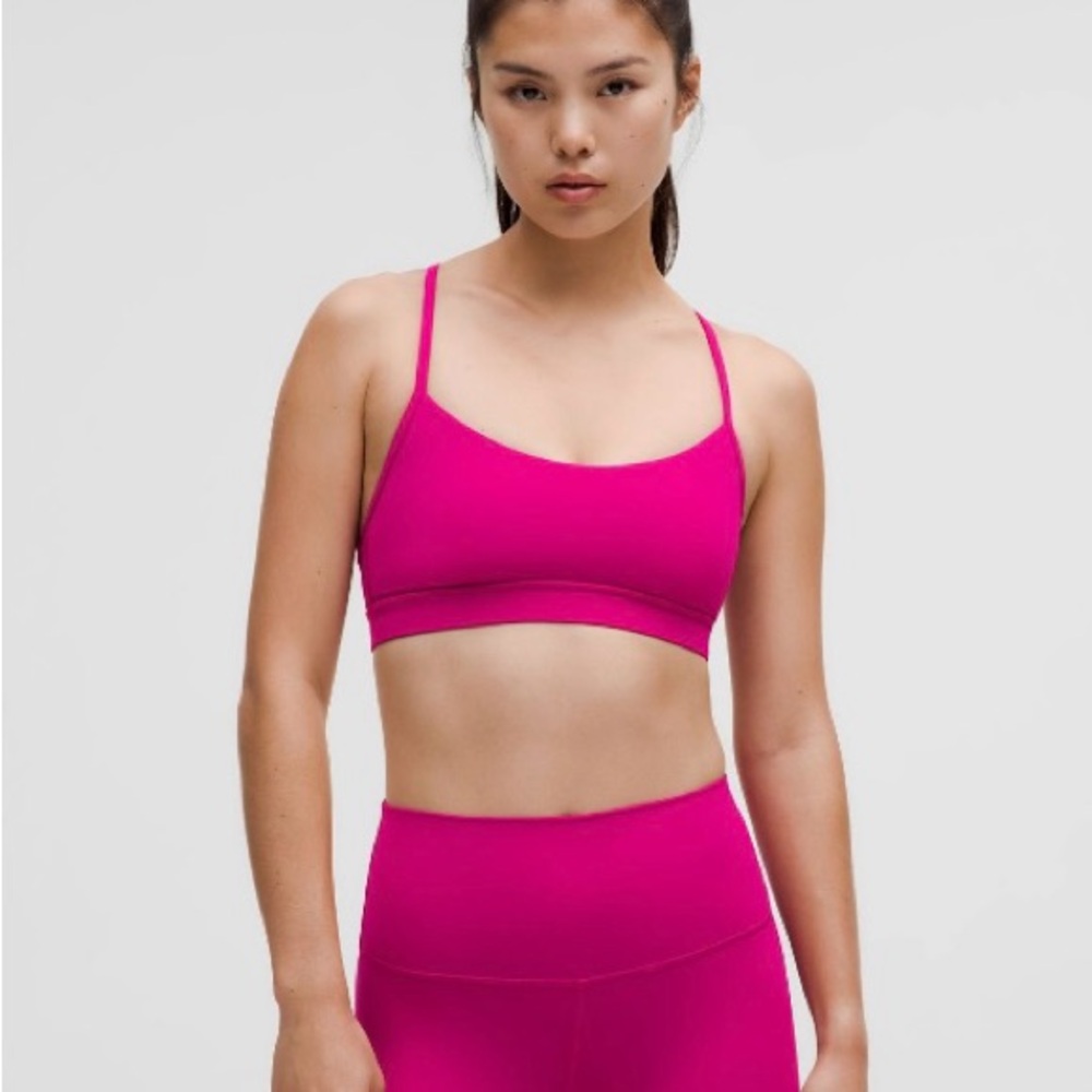 lululemon athletica Pink Sports Bra
